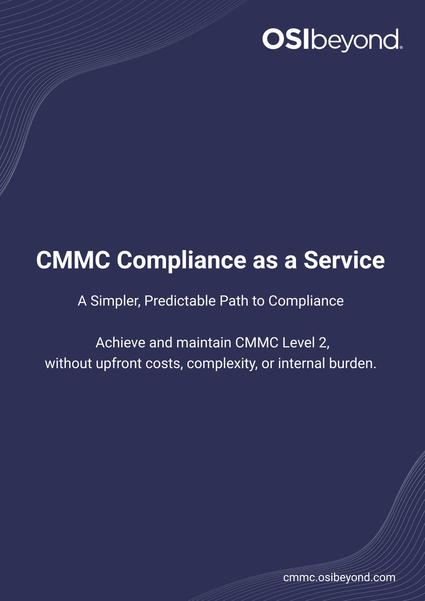 Caas Mfd Display CMMC Compliance as a Service